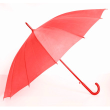 Parapluie droit auto-pur rouge pure (BD-57)